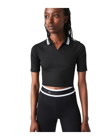 Lacoste SPORT - Polo Acanalado con Logotipo