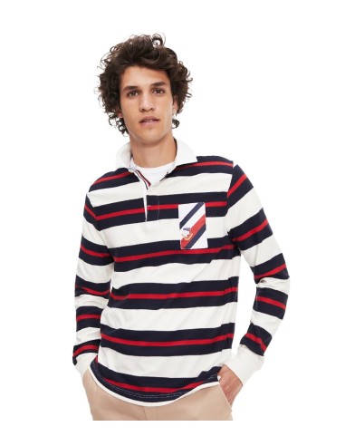 Tommy Hilfiger - Camiseta Rugby de Rayas