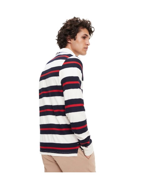 Tommy Hilfiger - Camiseta Rugby de Rayas