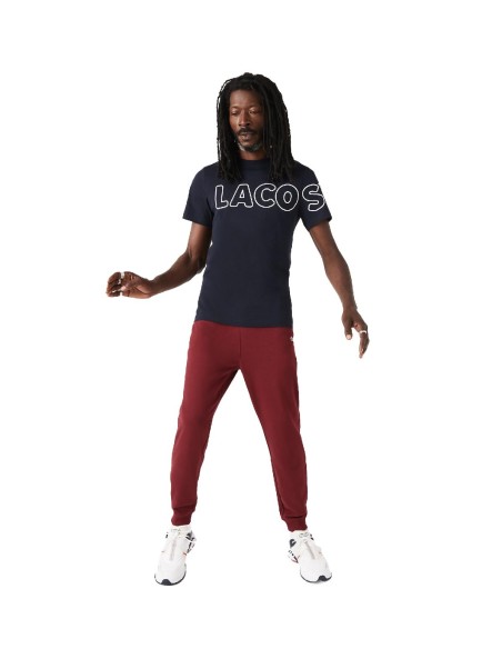 Lacoste - Camiseta Heritage con Inscripción