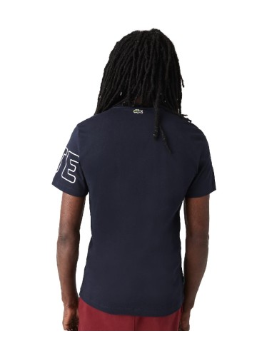Lacoste - Camiseta Heritage con Inscripción