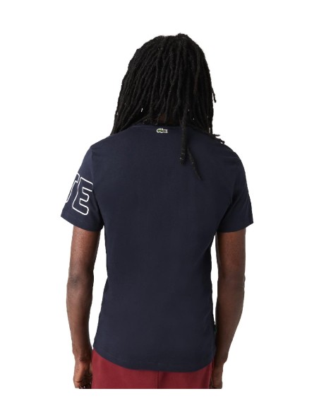 Lacoste - Camiseta Heritage con Inscripción