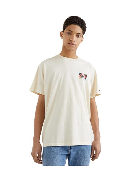 Tommy Jeans - Camiseta TJM Floral Graphic