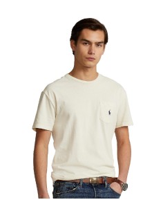 Polo Ralph Lauren - Camiseta de Lino con Logo Bordado