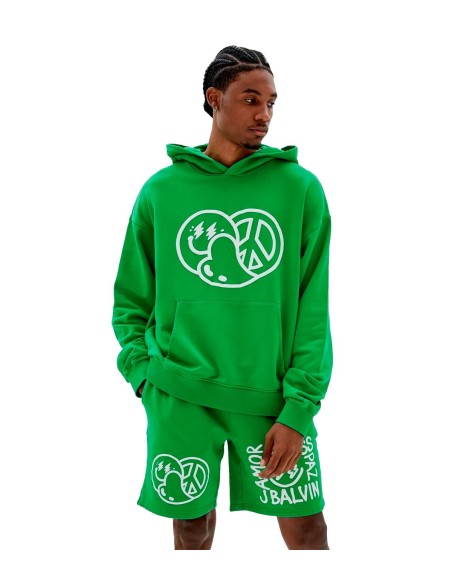 GUESS x J Balvin - Sudadera con Capucha y Estampado Frontal