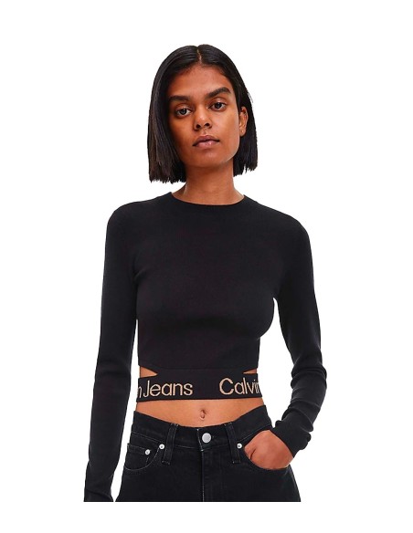 Calvin Klein - Jerseys Y Cardigans Waist Logo Intarsia, Beh