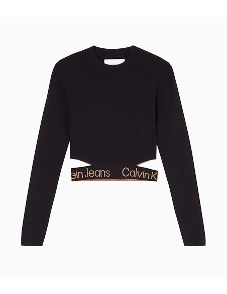 Calvin Klein - Jerseys Y Cardigans Waist Logo Intarsia, Beh