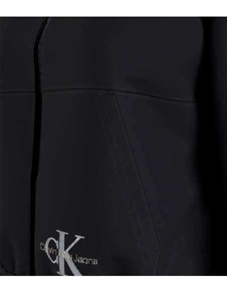 Calvin Klein - Sudaderas Monologo Zip-Through, Beh