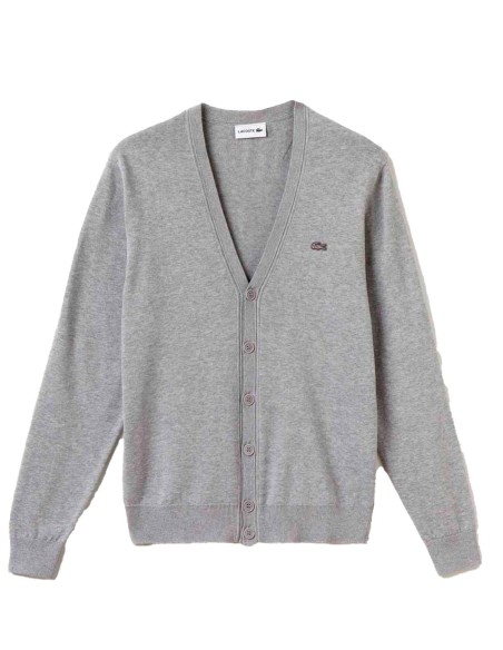 Lacoste - Rebeca Abotonada con Logo