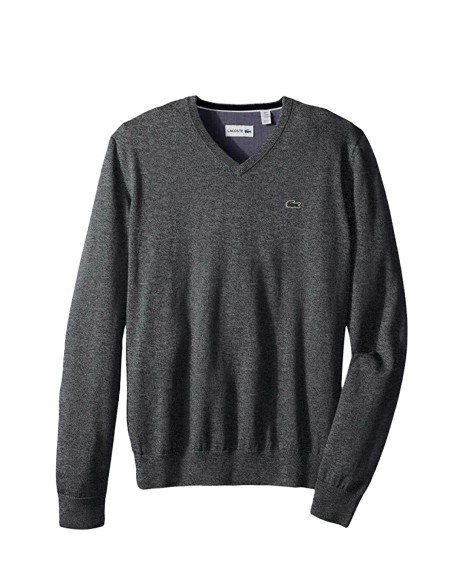 Lacoste - Jersey de Cuello de Pico Royal