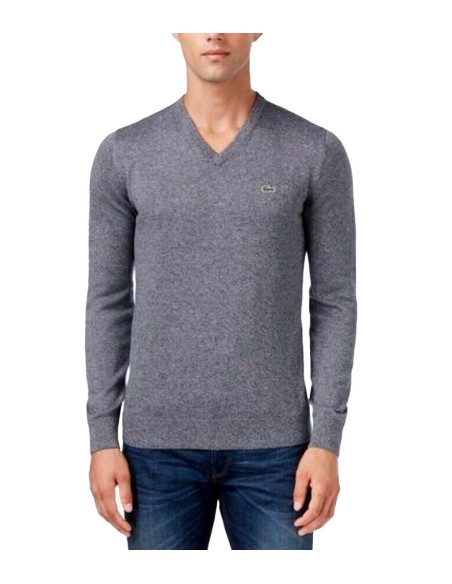 Lacoste - Jersey de Cuello de Pico Royal