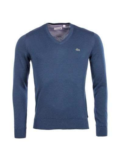 Lacoste - Jersey de Cuello de Pico Royal