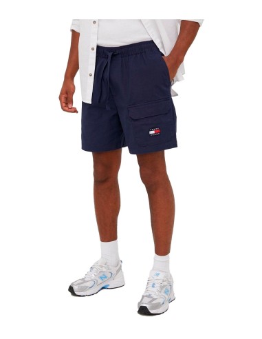 Tommy Jeans - Pantalón Corto con Bolsillo y Logo