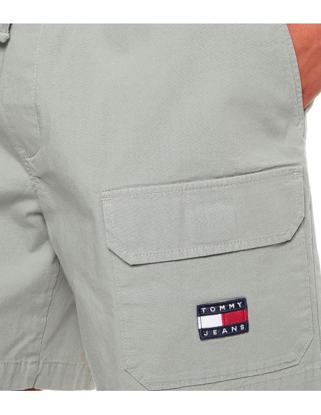 Tommy Jeans - Pantalón Corto con Bolsillo y Logo