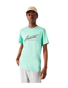 Lacoste - Camiseta Regular Fit con Firma