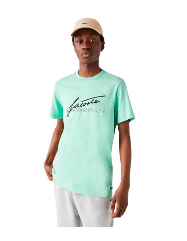 Lacoste - Camiseta Regular Fit con Firma