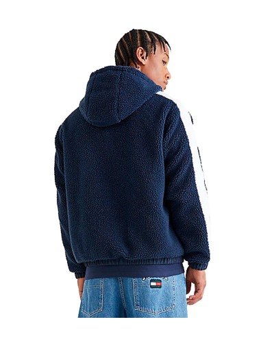 Tommy Jeans - Chaqueta Reversible Colour-Blocked Relaxed Sherpa