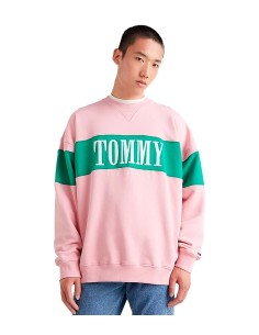 Tommy Jeans - Sudadera Color Block con Logo Bordado