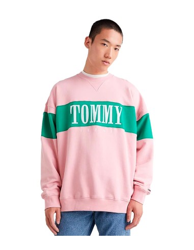 Tommy Jeans - Sudadera Color Block con Logo Bordado