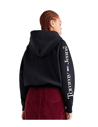 Tommy Jeans - Sudadera con Capucha Logotipo Serif
