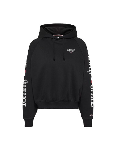 Tommy Jeans - Sudadera con Capucha Logotipo Serif