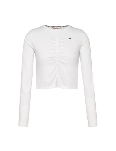 Tommy Jeans - Camiseta LS Cropped