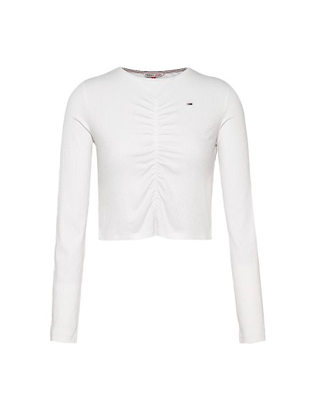 Tommy Jeans - Camiseta LS Cropped