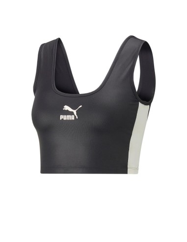 Puma - Camisetas T7 Shiny Cropped Top