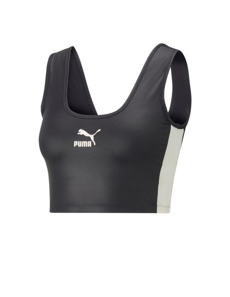 Puma - Camisetas T7 Shiny Cropped Top