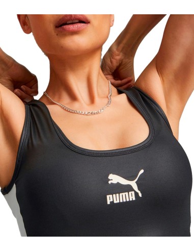 Puma - Camisetas T7 Shiny Cropped Top