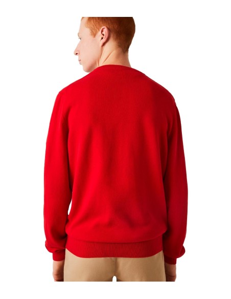 Lacoste - Jersey de Cuello Redondo y Logo