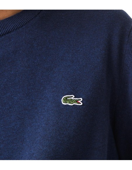 Lacoste - Jersey de Cuello Redondo y Logo