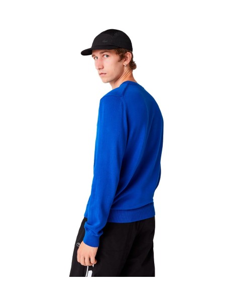 Lacoste - Jersey de Cuello Redondo y Logo