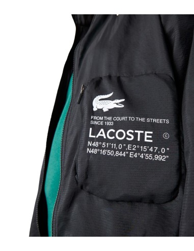 Lacoste SPORT - Chaqueta Hidrófuga y Plegable