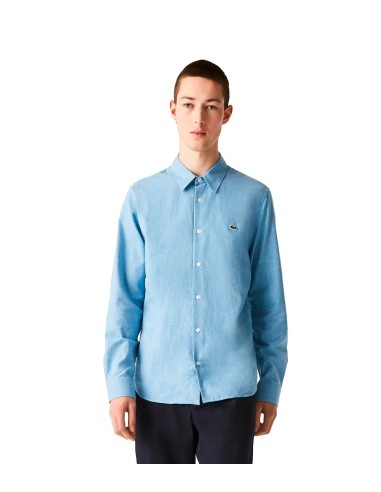 Lacoste - Camisa Slim Fit con Logo