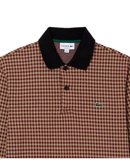 Lacoste - Polo con Estampado de Cuadros