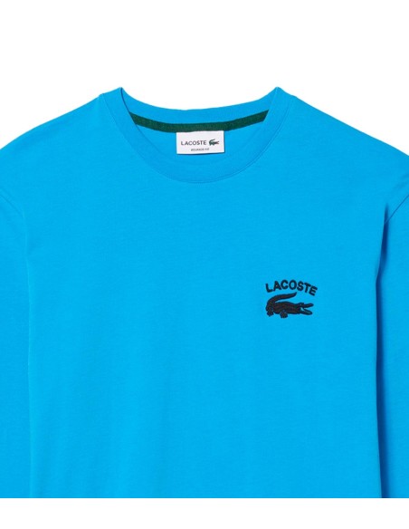 Lacoste - Camiseta de Manga Larga con Logo