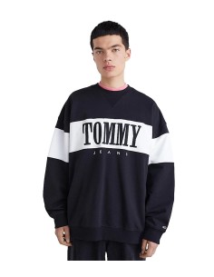 Tommy Jeans - Sudadera Color Block con Logo Bordado