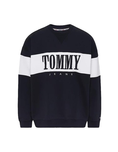 Tommy Jeans - Sudadera Color Block con Logo Bordado