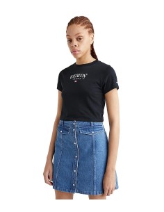 Tommy Jeans - Camiseta Cropped Essential