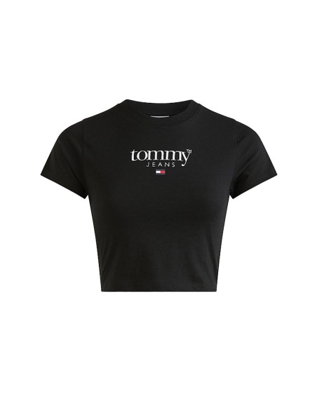 Tommy Jeans - Camiseta Cropped Essential