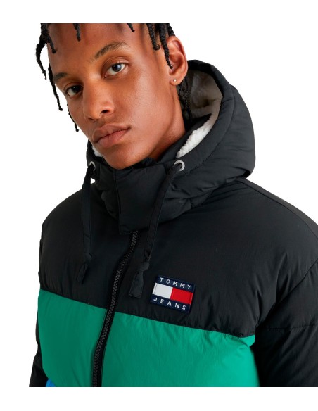 Tommy Jeans - Chaqueta con Rayas y Logo