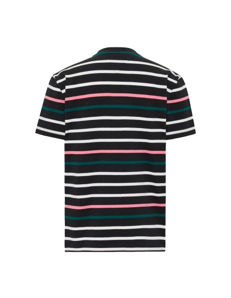 Tommy Jeans - Camiseta a Rayas con Estampado