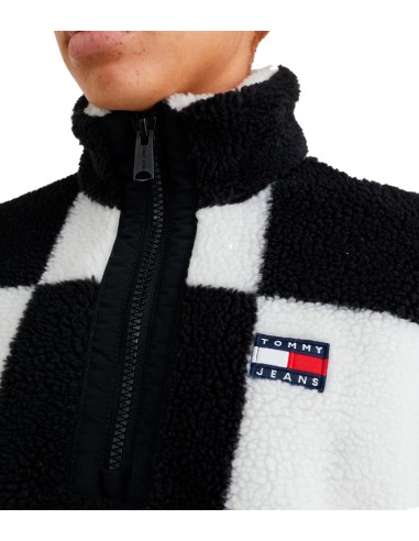 Tommy Jeans - Abrigo Tablero con Logo