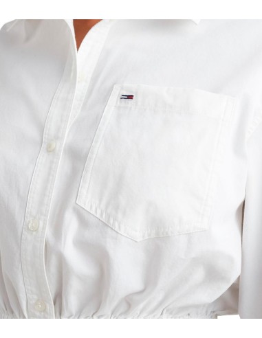 Tommy Jeans - Camisa Corta con Lazo