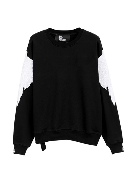 Mod Wave Movement - Sudadera Alas Bordadas