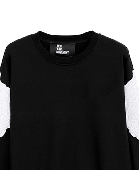 Mod Wave Movement - Sudadera Alas Bordadas