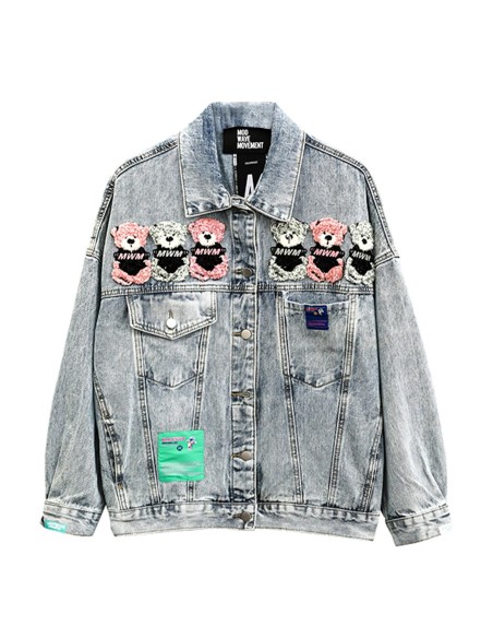 Mod Wave Movement - Chaqueta Vaquera Teddy