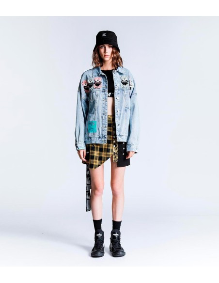 Mod Wave Movement - Chaqueta Vaquera Teddy