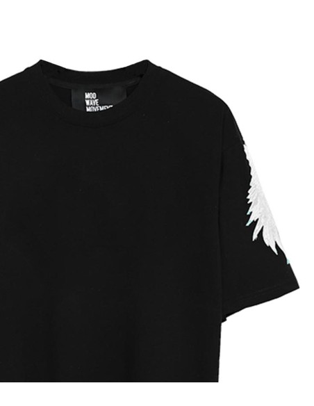 Mod Wave Movement - Camiseta Alas Bordadas